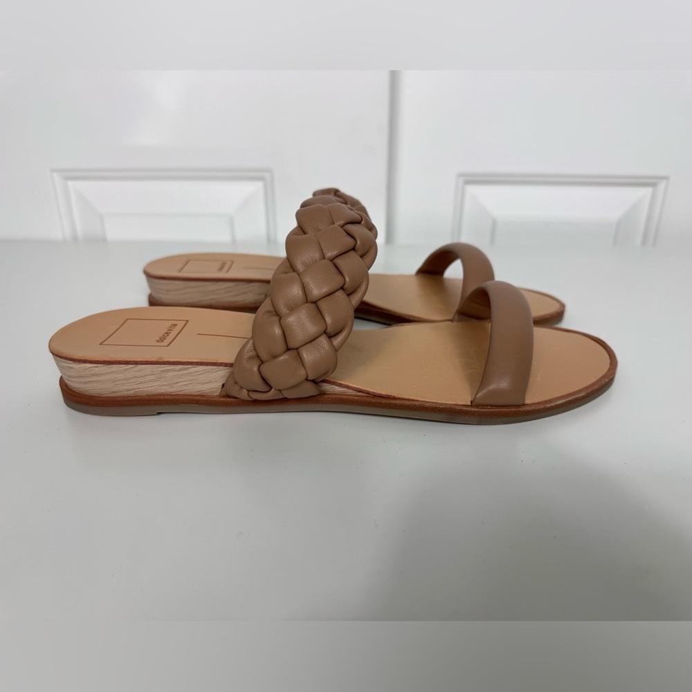 Dolce Vita Double Braided Strap Sandals-Indy-Cafe- Women’s Size 9.5